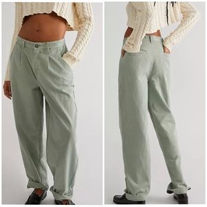 Free People | NWT | Cya Later Skate Trouser | Size 6 | Army Green